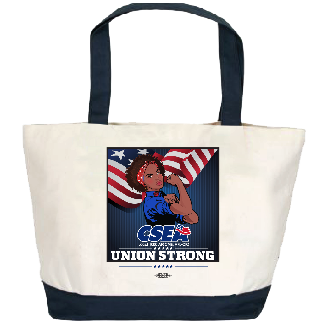 CSEA Union Strong Rosie Beach Style Tote Bag