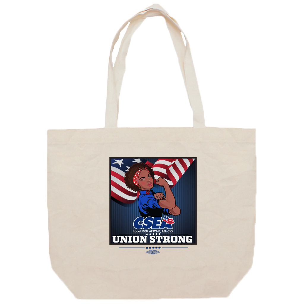 Copy of CSEA Union Strong Rosie Tote Bags
